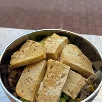 Noodle bowl with extra tofu  at Rice Bar - Market Place in Washington