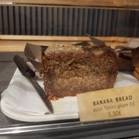 Tagged vegan cake at Syra Coffee - Passeig Sant Joan in Barcelona