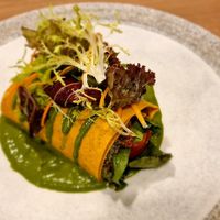 Lasagne roll at Moringa Plant-Based Restaurant in Kuta