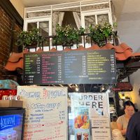 Menu. Vegan options are labeled.  at Pholicious in Vancouver