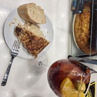 Vegan tortilla at Aldapa in Pamplona