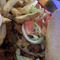 Chorizo sandwich  at Miguel's Mexican Restaurant in Bangor