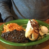 Vegetarian Chimichanga at Miguel's Mexican Restaurant in Bangor