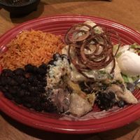 Vegetarian "Chimichanga"...I asked for mine not to be deep fried.  at Miguel's Mexican Restaurant in Bangor