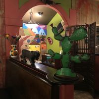 Festive entry at Miguel's Mexican Restaurant in Bangor