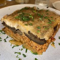 Vegan Moussaka   at Diporto in Corfu