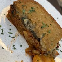 Moussaka  at Diporto in Corfu