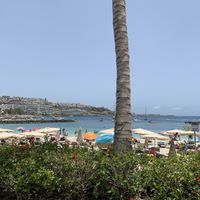 View from outside dining  at Chapter One in Gran Canaria