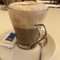 Soy capuchino at Chapter One in Gran Canaria