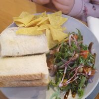 Sausage sandwich at Sugar Daddy's Café in Worcester