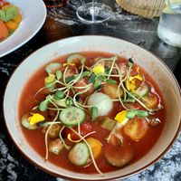 Texas Gazpacho   at Honey Moon Spirit Lounge in Austin