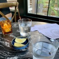 Corner Table  at Honey Moon Spirit Lounge in Austin