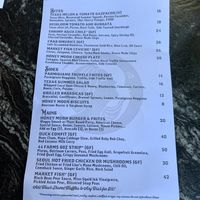 Food Menu  at Honey Moon Spirit Lounge in Austin