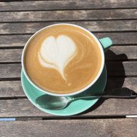 Cappuccino with oat milk  at Madam Anna Ekke in Munich