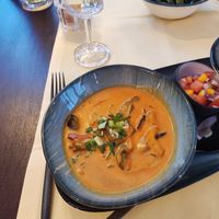 Thai green curry at The Mango Tree in Bucharest