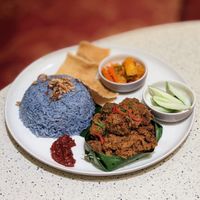 Vegan Banana Leaf Dry Braised Beef Rendang at Casserole in Central Singapore