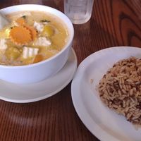 Lunch special includes all curries, rice and a spring roll or summer roll. at Orchid Thai Cafe in Kailua Kona