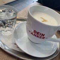 Plant based coffeee  at Anker - Hoher Markt in Vienna