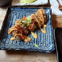 Deep fried tofu   at Okko in East London