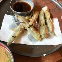 Okra tempura   at Okko in East London