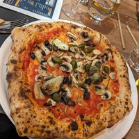 Vegan Pizza at L' Improviste in Morzine
