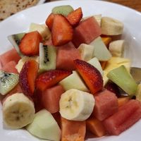 Fruit salad at Cafe Festa in New Delhi