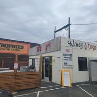Really cute with great food inside! Forgot to take picture of my food because I was so excited to start eating it! at Winey Dogs in Yakima