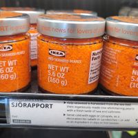 Vegan caviar at IKEA in Fishers