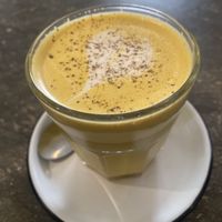 Golden Latte  at Bonjour in Tarifa
