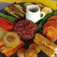 grilled veg at Melon Café in Amed