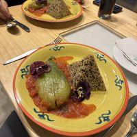 Stuffed pepper without cheese   at Uchucuta in Ollantaytambo