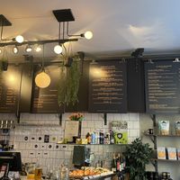 Inside  at Cykelcafé Le Mond in Stockholm