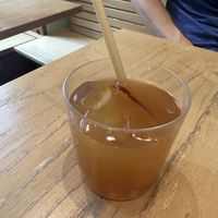Hojicha Apple cold brew   at Matchali in Hong Kong Island