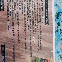 Menu sept 2022 at Cable a Tierra in Medellin