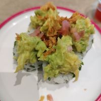 Volcano rolls at YO! Sushi in Birmingham