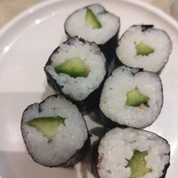 Cucumber maki at YO! Sushi in Birmingham
