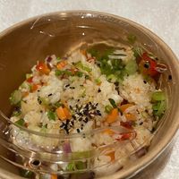 Vegan veggie fried rice at YO! Sushi in Birmingham