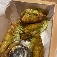 Vegan gyoza  at YO! Sushi in Birmingham