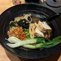 Vegan black garlic tonkotsu at Maki & Ramen - Fountainbridge in Edinburgh