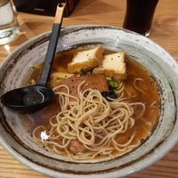 Vegan tonkotsu ramen with tofu extra at Maki & Ramen - Fountainbridge in Edinburgh