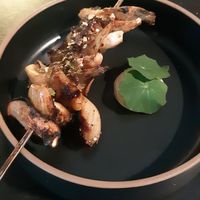 Marinated oyster mushroom at Camionette in Antwerpen