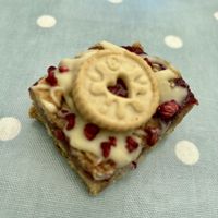Jammy dodger slice   at The Tree Rooms in Peterlee