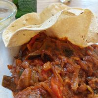 The vegan curry  at Sa Vinya in Mallorca