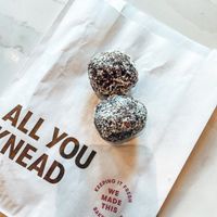 Coconut Almond Bites at Gregorys Coffee in Washington