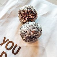 Coconut Almond Bites at Gregorys Coffee in Washington