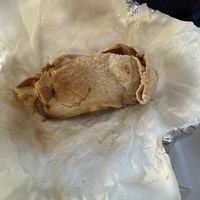Vegan burrito - much more filling than it looked per my husband   at Gregorys Coffee in Washington