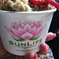 Side view.  Bowl is good sized and filled with goodness. at SunLife Organics in Austin