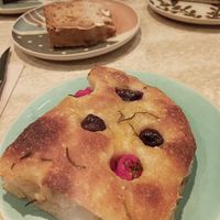 Focaccia at Ethique Plant-based in Istanbul