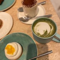 In my opinion soy milk (for matcha) is not tasty, but almond milk is good at Ethique Plant-based in Istanbul