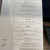 Menu for savoury  at Ethique Plant-based in Istanbul